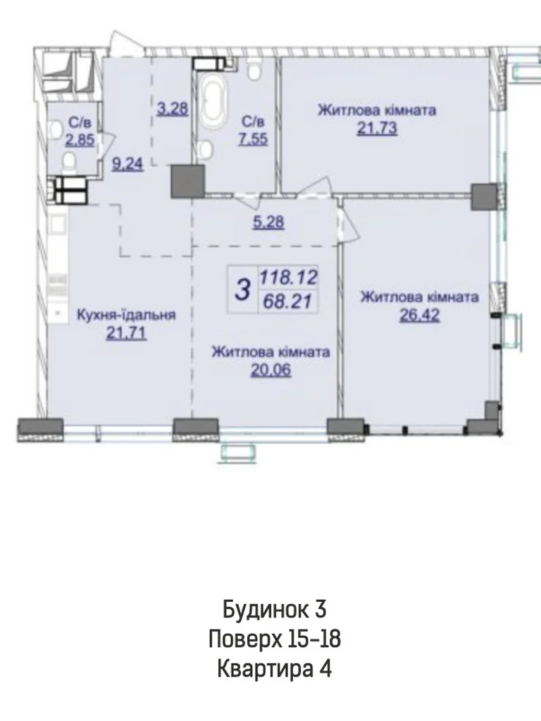 Квартира · 3 кімн · Печерський